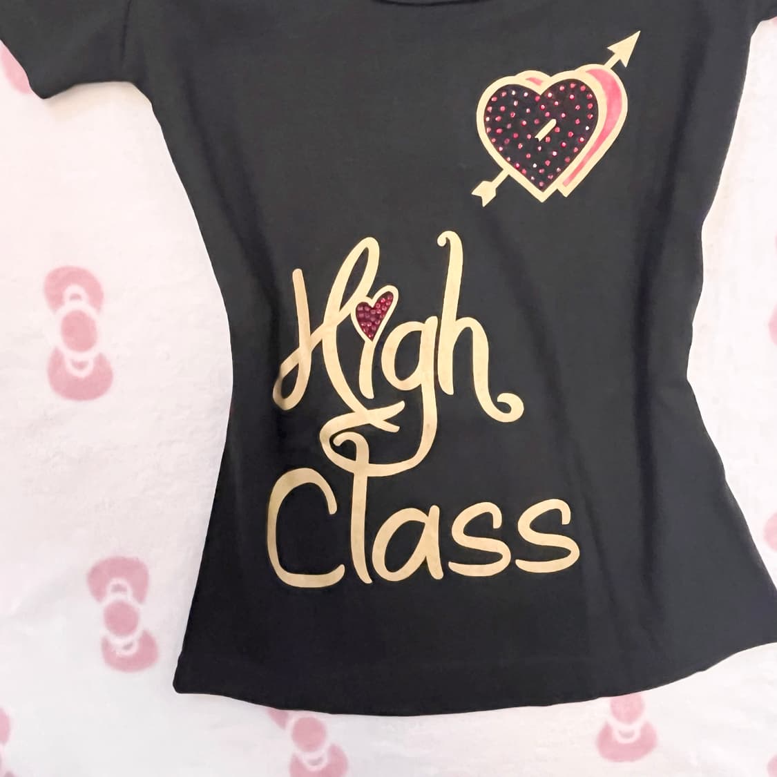 일본빈티지 오네 히메 갸루 딱붙탑 상품이미지3