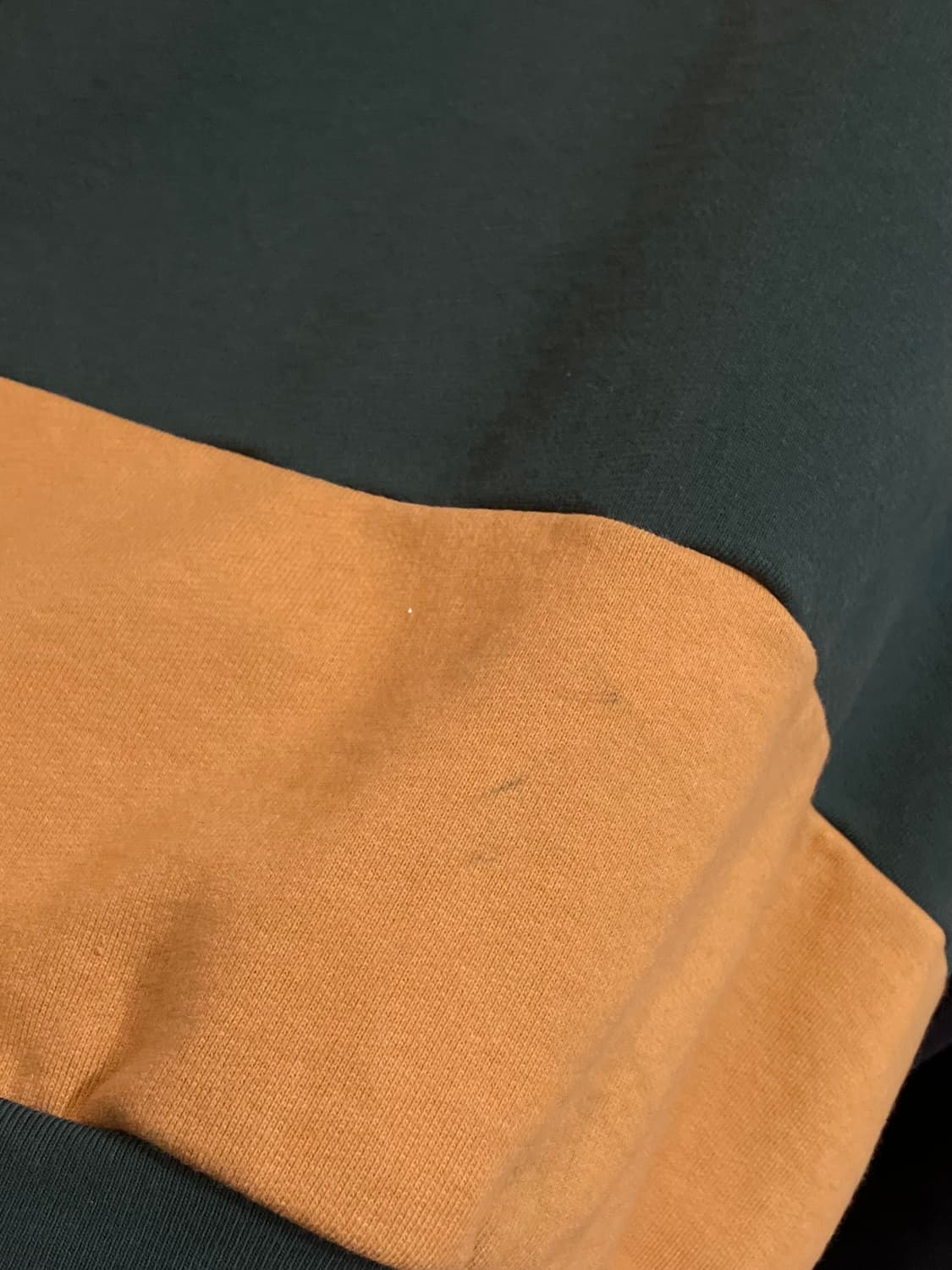 써네이 스몰 로고 스트라이프 맨투맨 다크그린 M #csz4158 상품이미지7