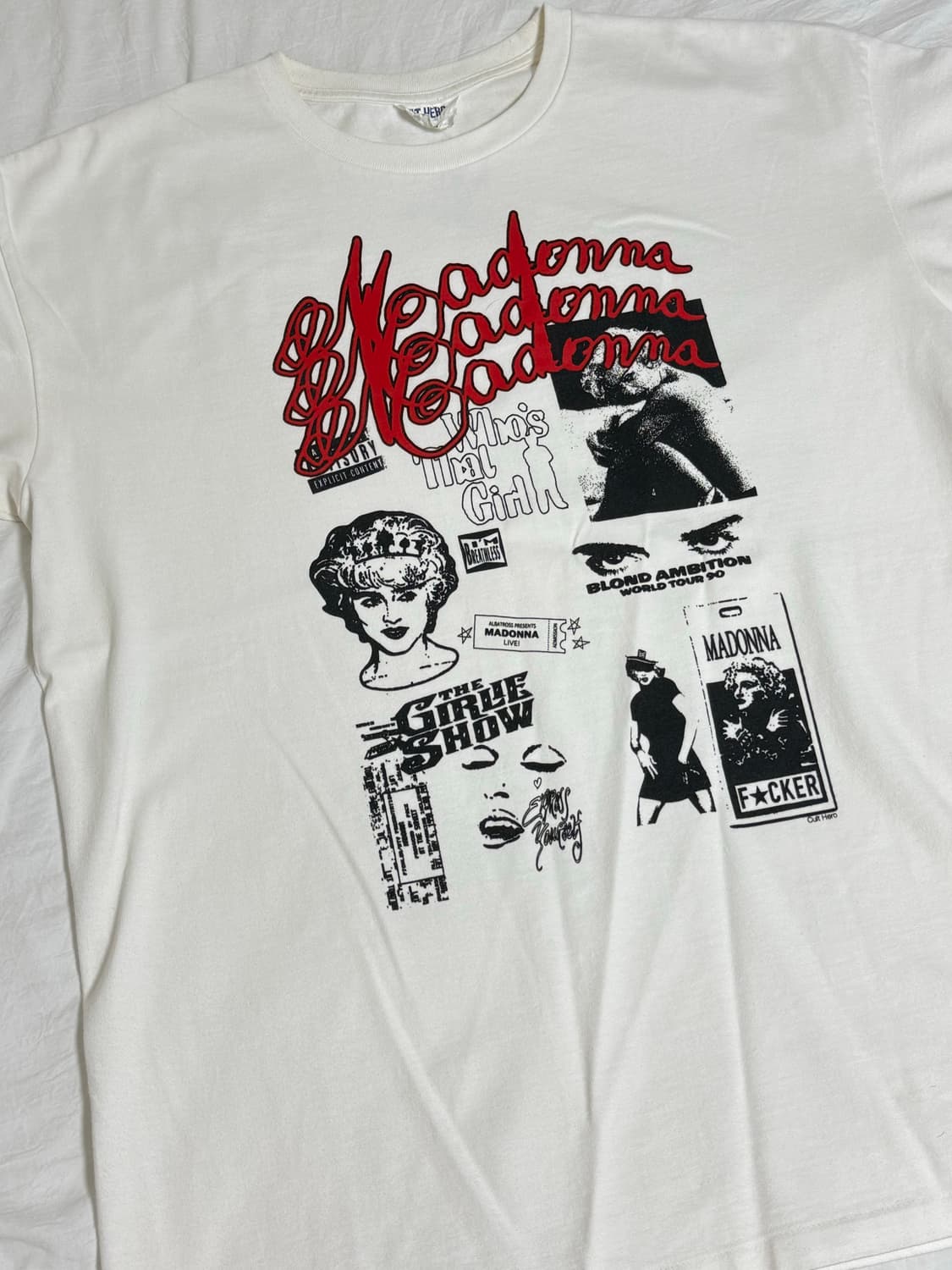 컬트히어로 마돈나 티셔츠 XL사이즈 상품이미지1
