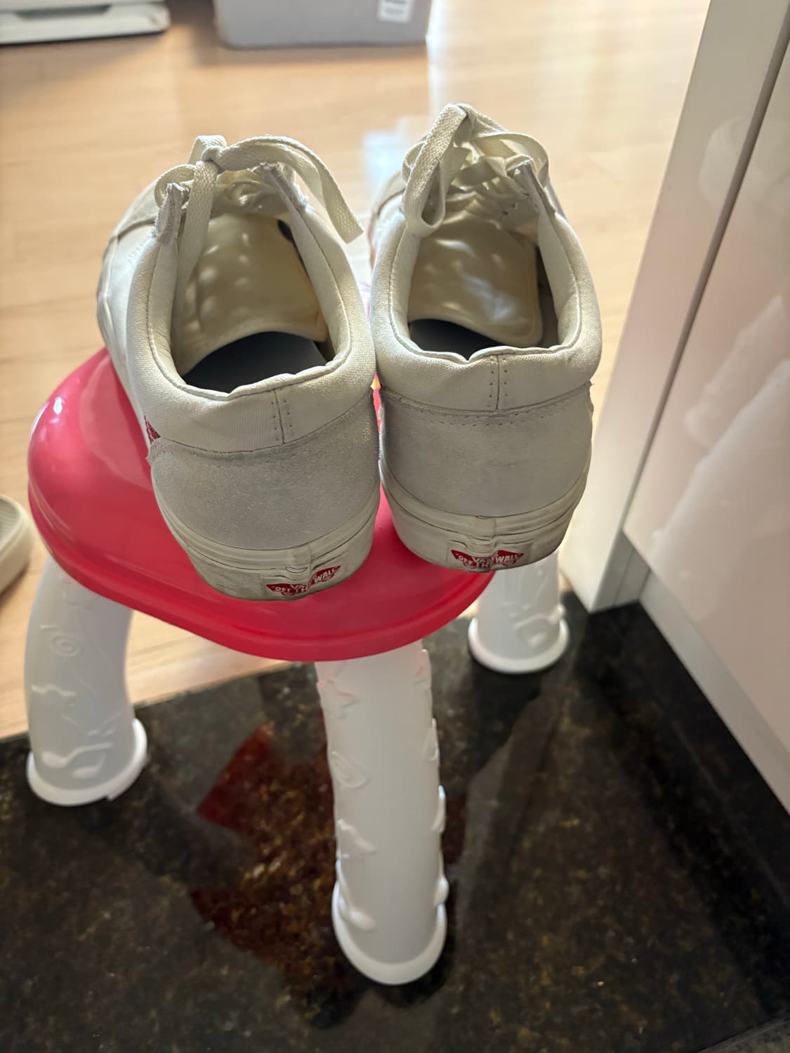 반스 올드스쿨 화이트/레드 270 상품이미지4