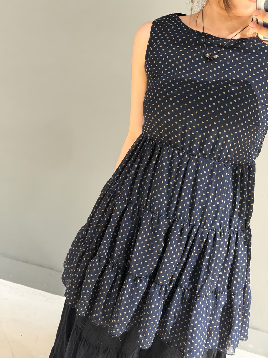 dot pattern can-can detail ops 상품이미지3