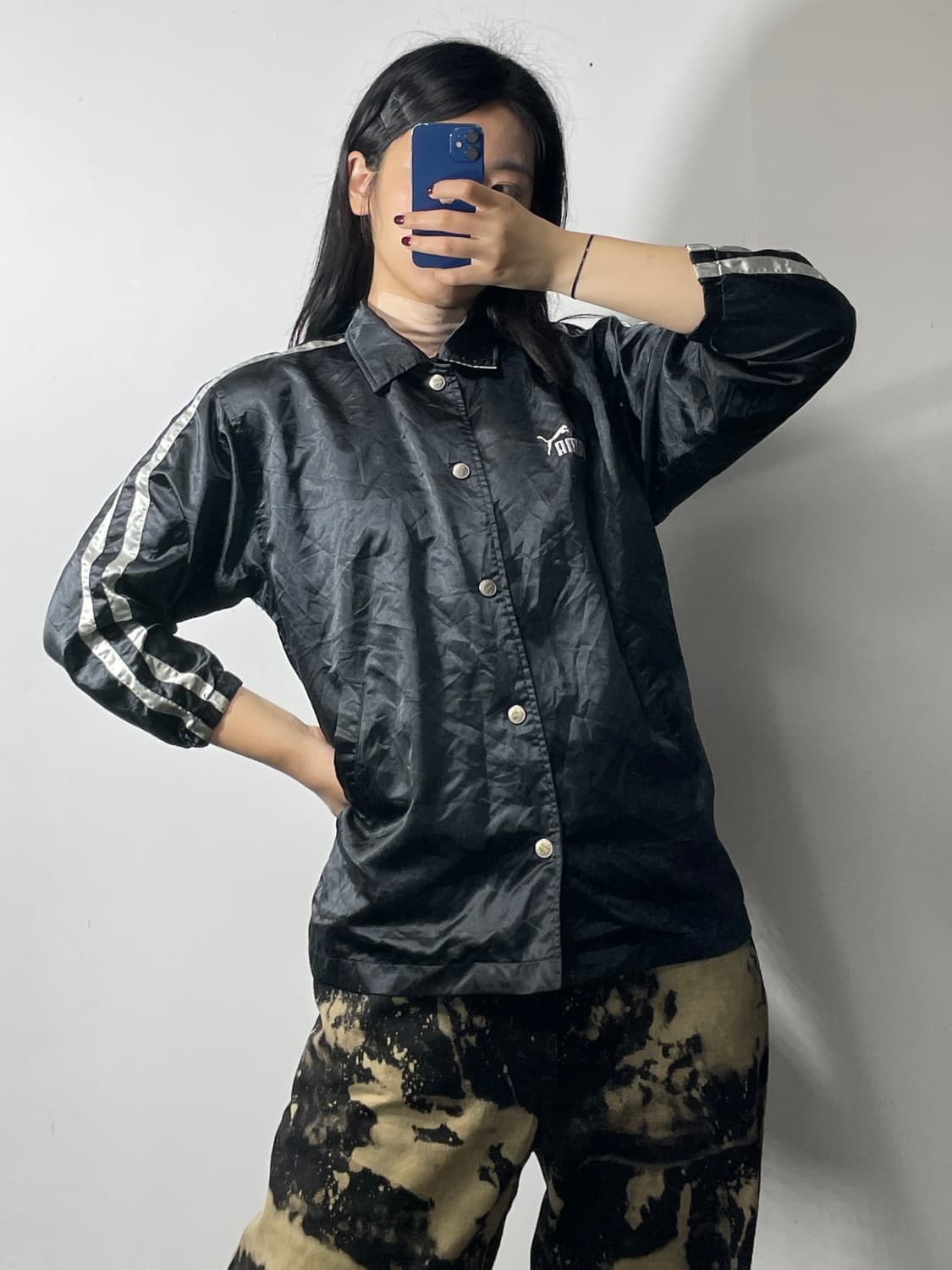 퓨마 빅로고 코치자켓 M  상품이미지1