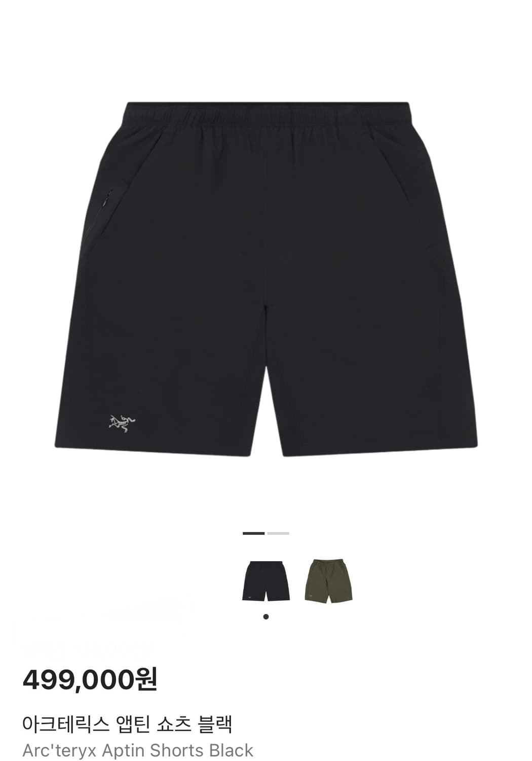 아크테릭스 앱틴 숏팬츠 상품이미지2