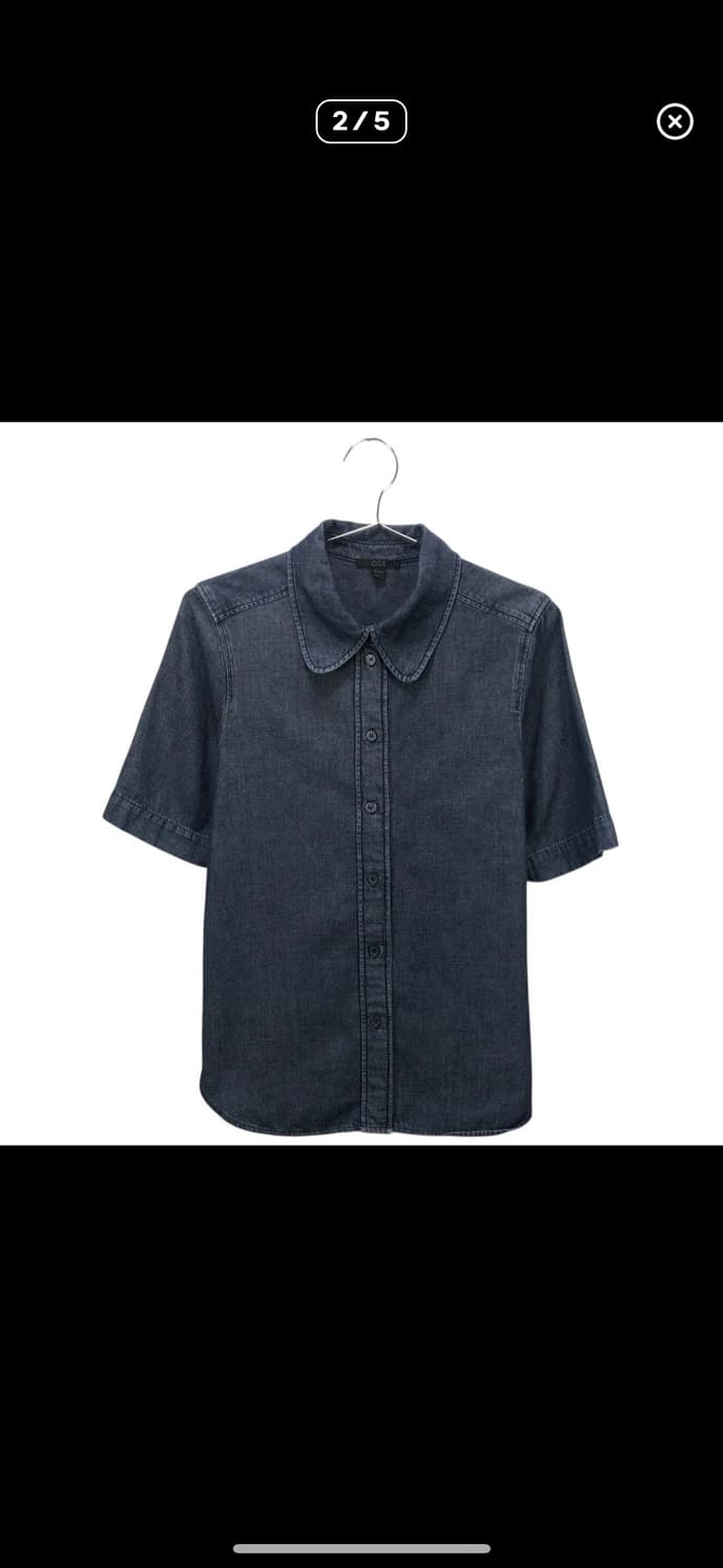 Cos 반팔 데님 셔츠 상품이미지1
