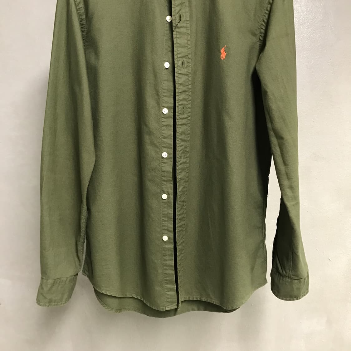 폴로 랄프로렌 카키 셔츠 M 상품이미지3