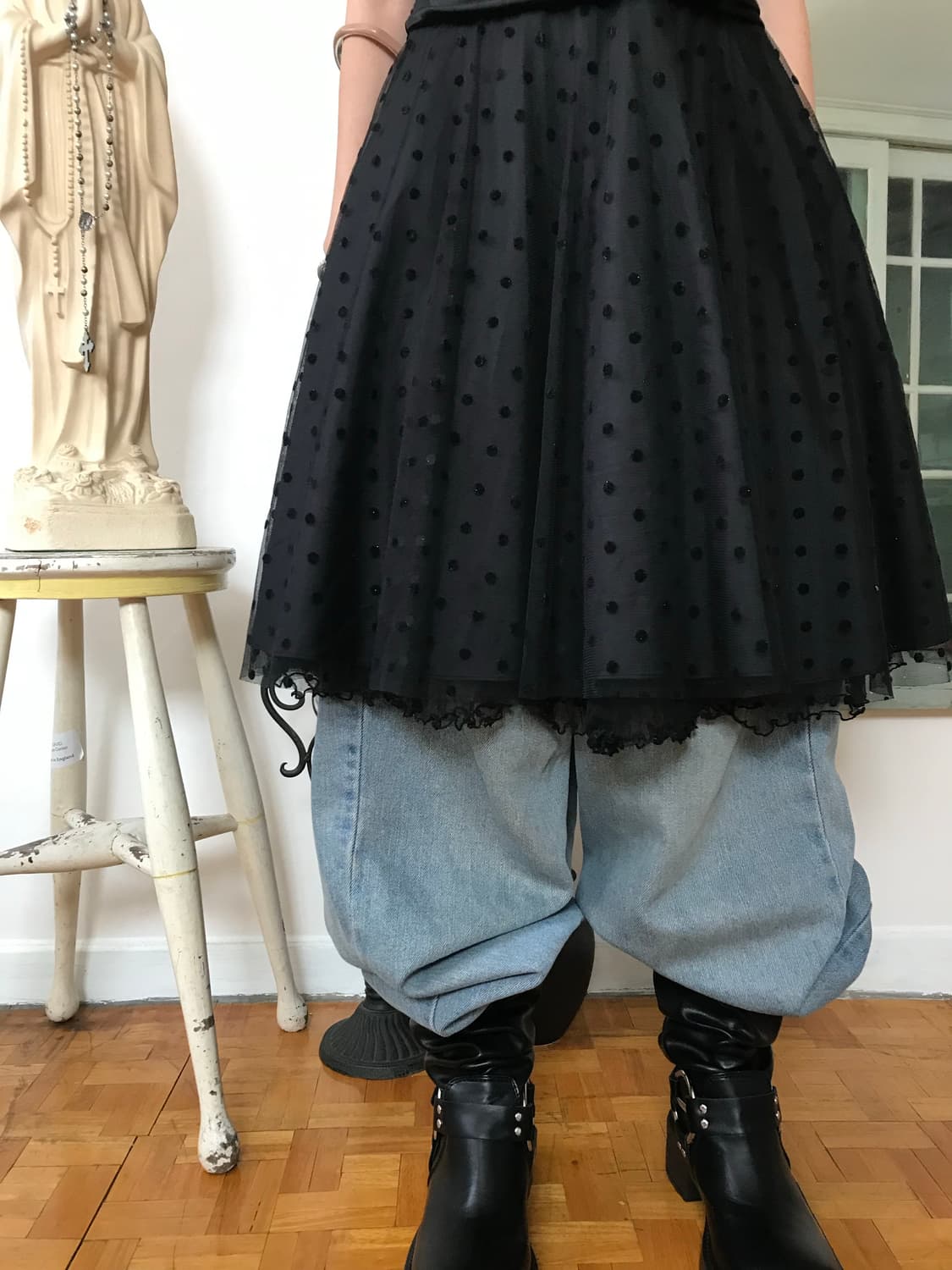 vintage dot sha one-piece 상품이미지1