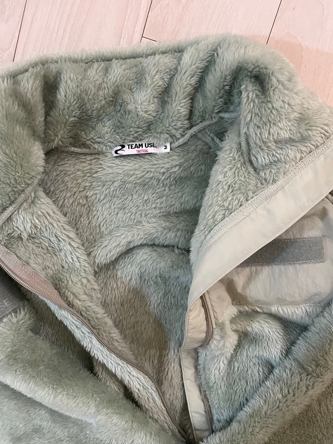 왓츠더유즈 팀유즈 후리스 아이스블루 M 상품이미지5