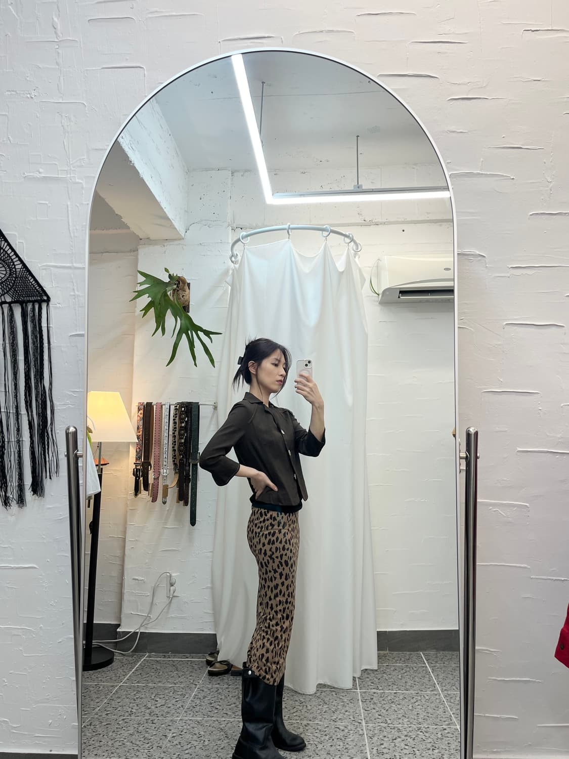 deep brown stitch jacket 상품이미지2