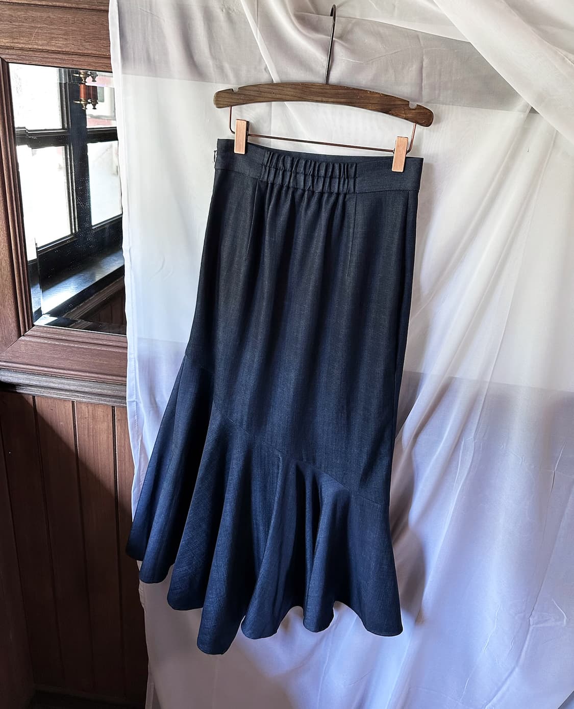 FRAY I.D navy mermaid skirt 상품이미지8
