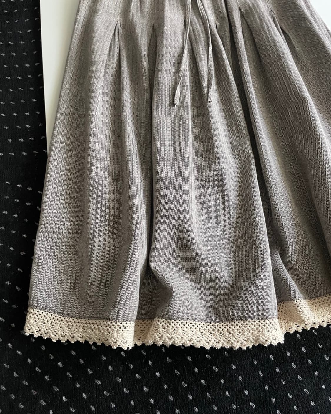 herringbone long skirt 상품이미지6