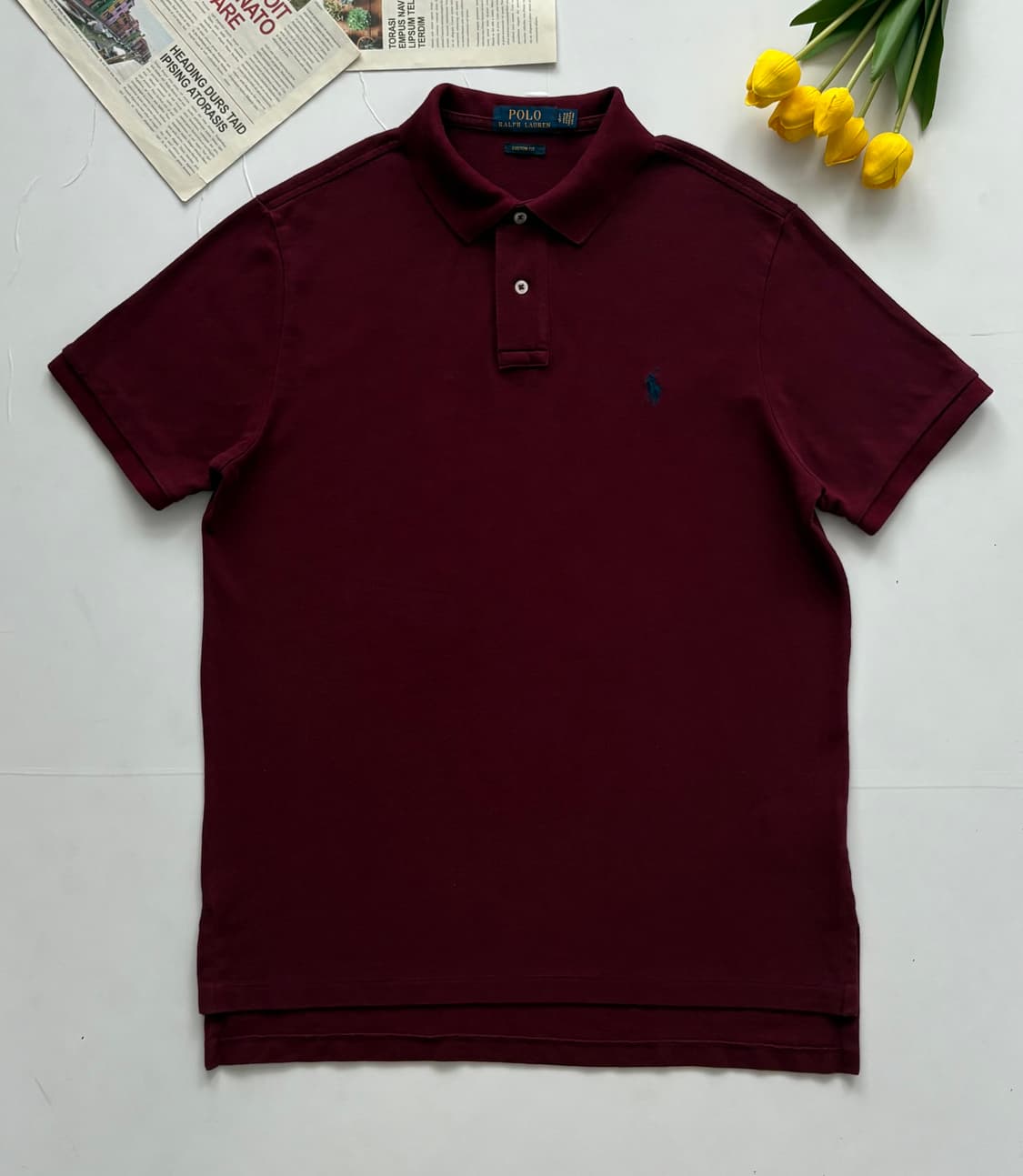 Polo 폴로랄프로렌 버건디 PK 카라티 상품이미지2