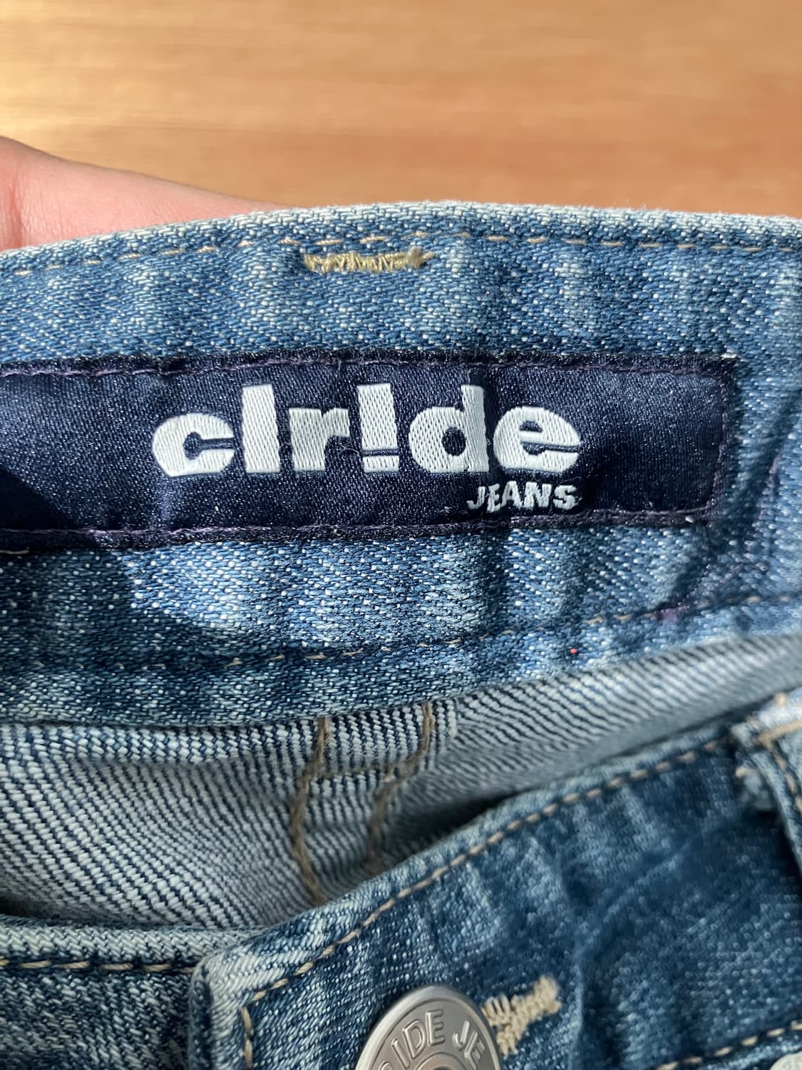 clride 패널 데님 크롭 팬츠 29 상품이미지6