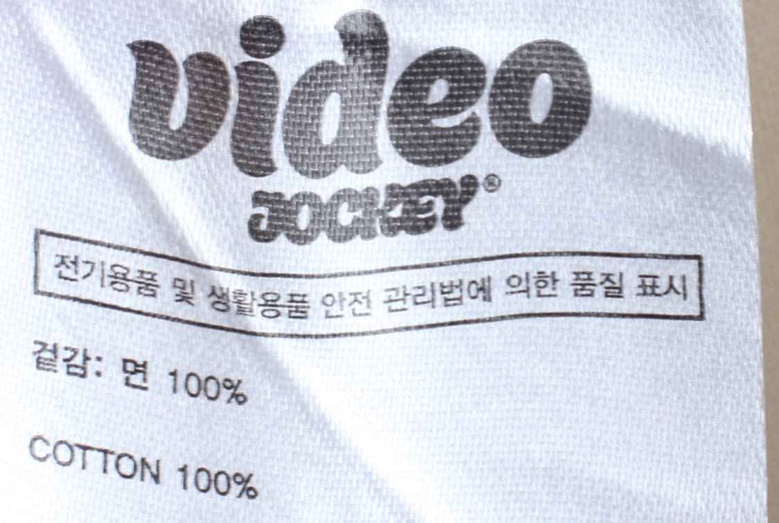 (M-L) 비디오자키 반팔 티셔츠 고양이그래픽 링거 키치-H3H33776 상품이미지7