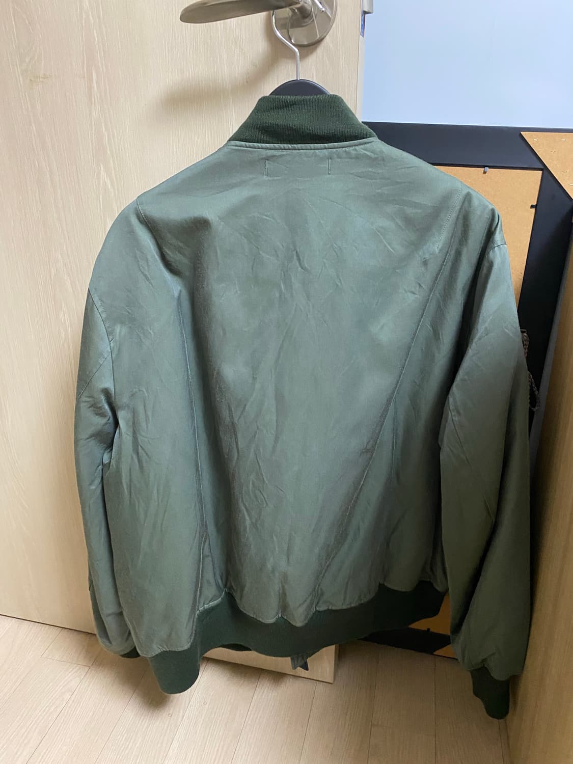 아프레쎄 에크루 별주 빈티지 실크 ma-1 3사이즈 상품이미지2