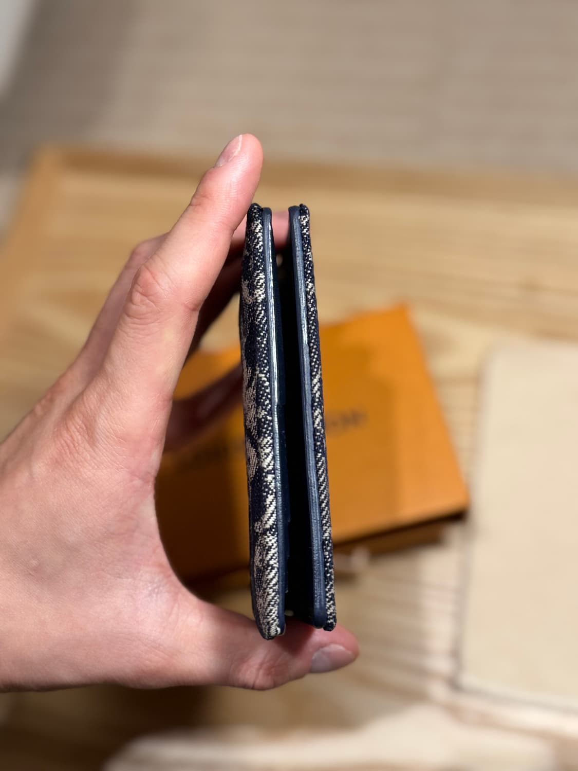 루이비통 오거나이저 테피스트리 데님 한정판 카드지갑 상품이미지5