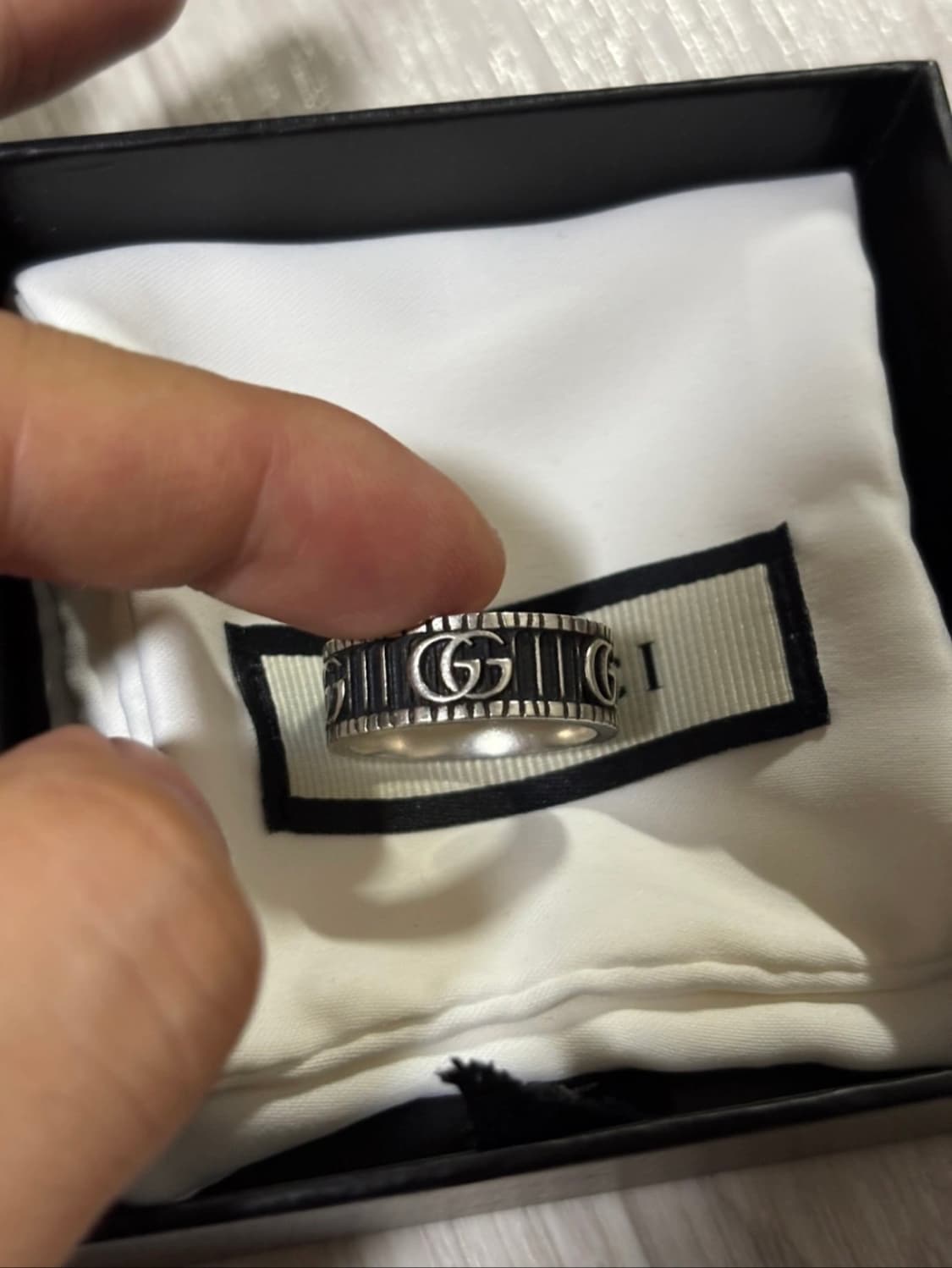 구찌 더블G링 팝니다. 17호  상품이미지1