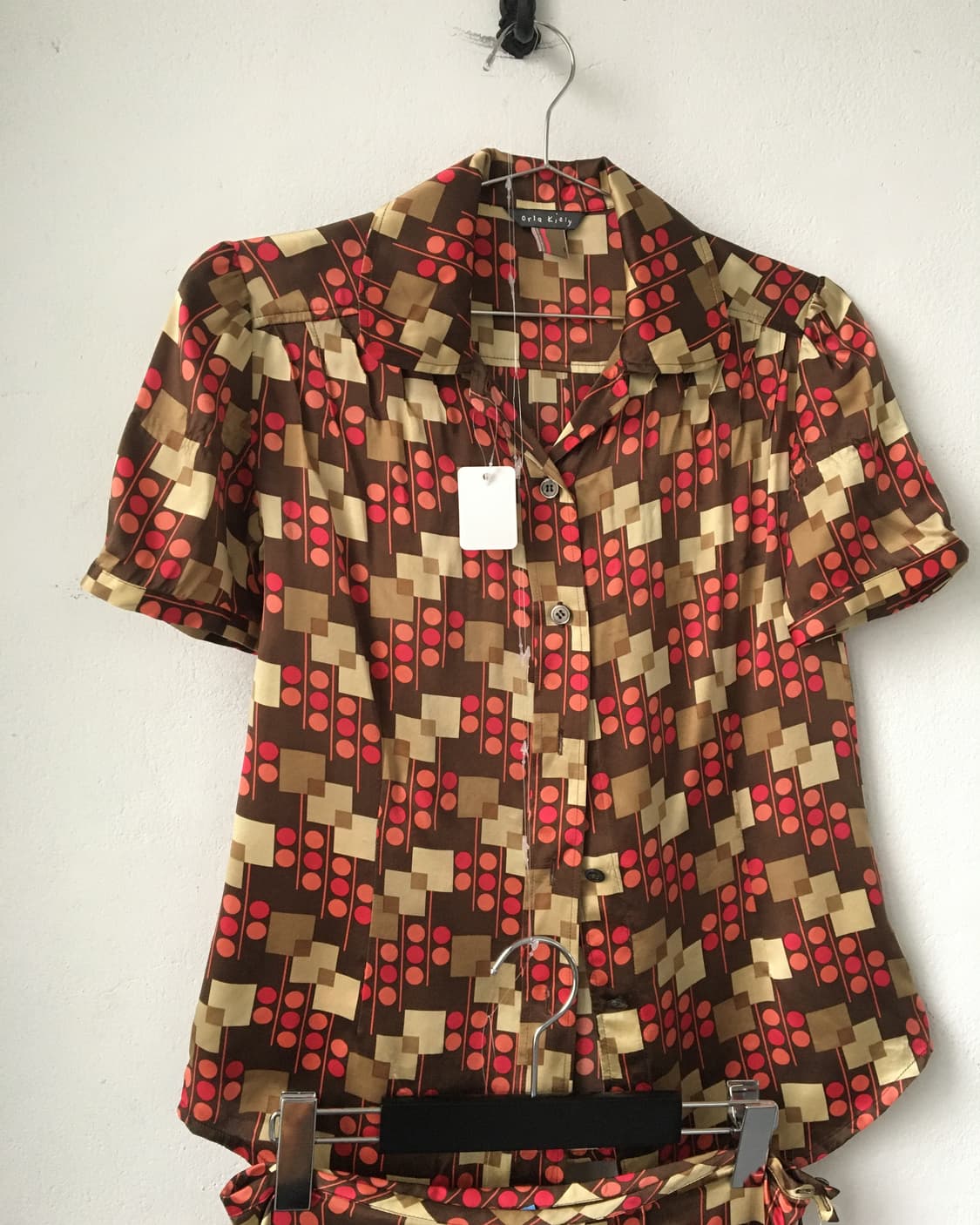 Pattern glossy set up 상품이미지3