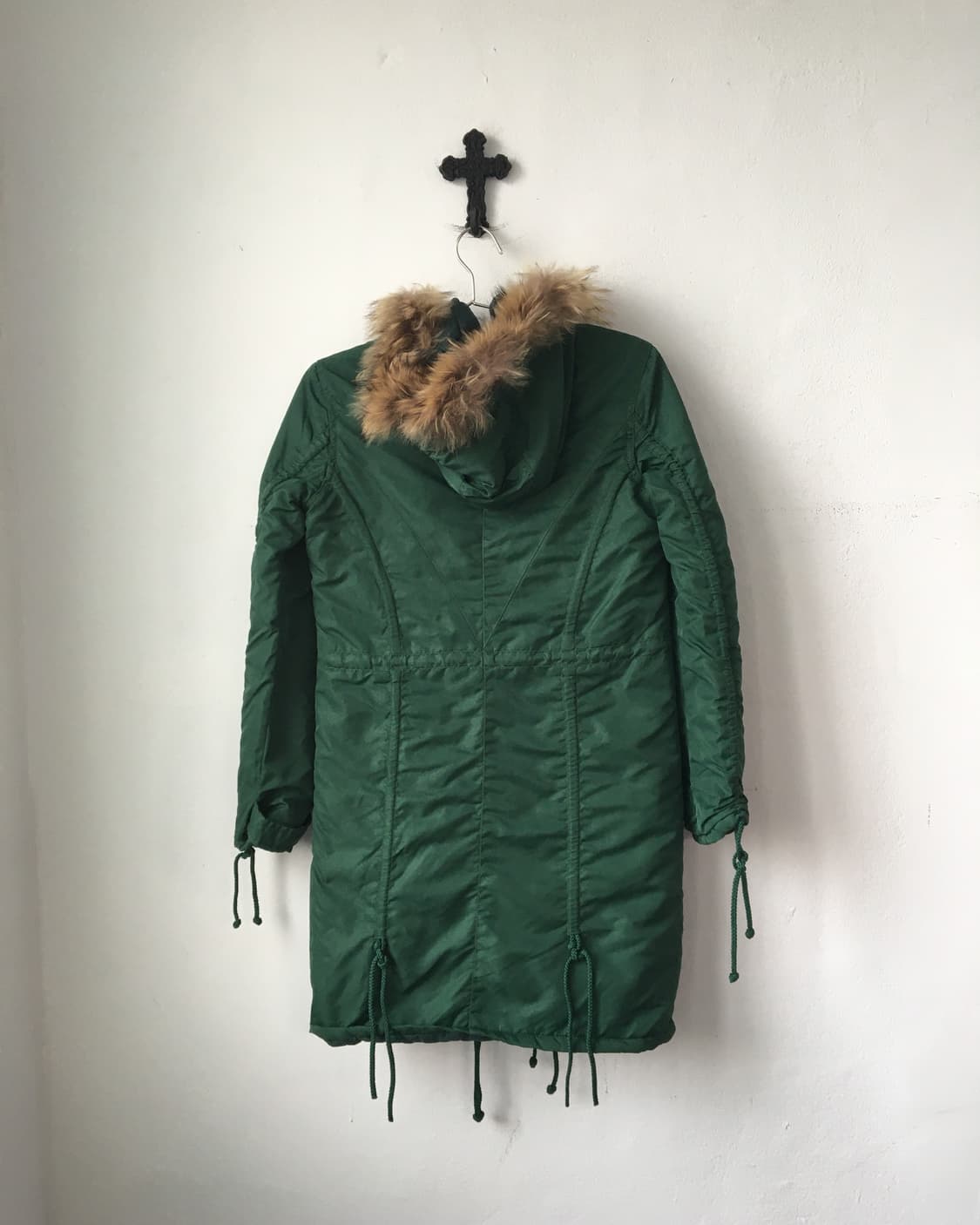 Fake fur hood jacket 상품이미지3
