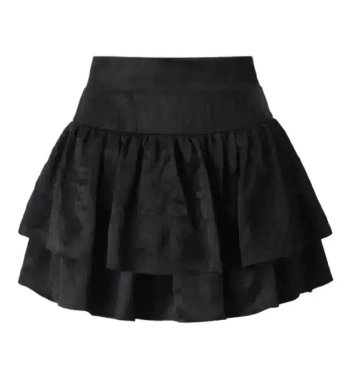 쓰리타임즈 발레리나 스커트 블랙 상품이미지1