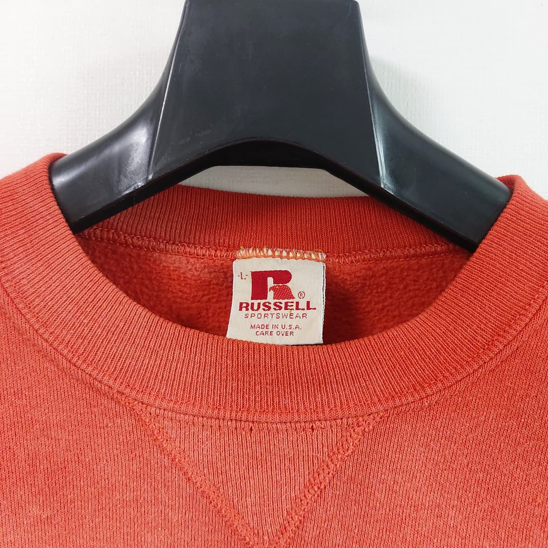 70s 빈티지 러셀 크루넥 선페이드 디스트레스드 상품이미지7