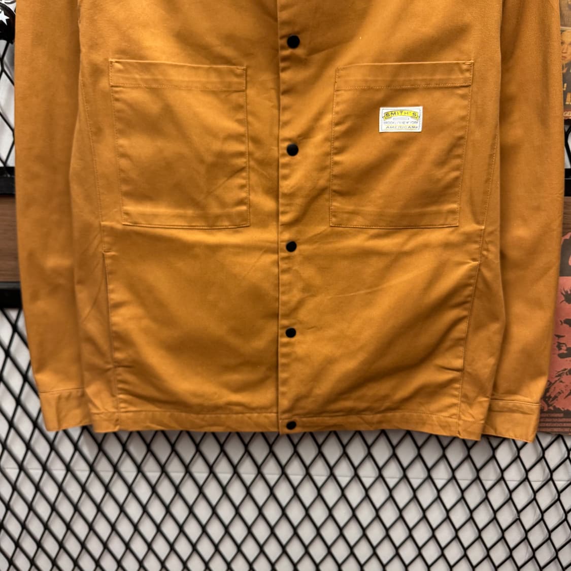 USA VINTAGE 코튼 초어 자켓 전면 포켓 로고 포인트 브라운 상품이미지4