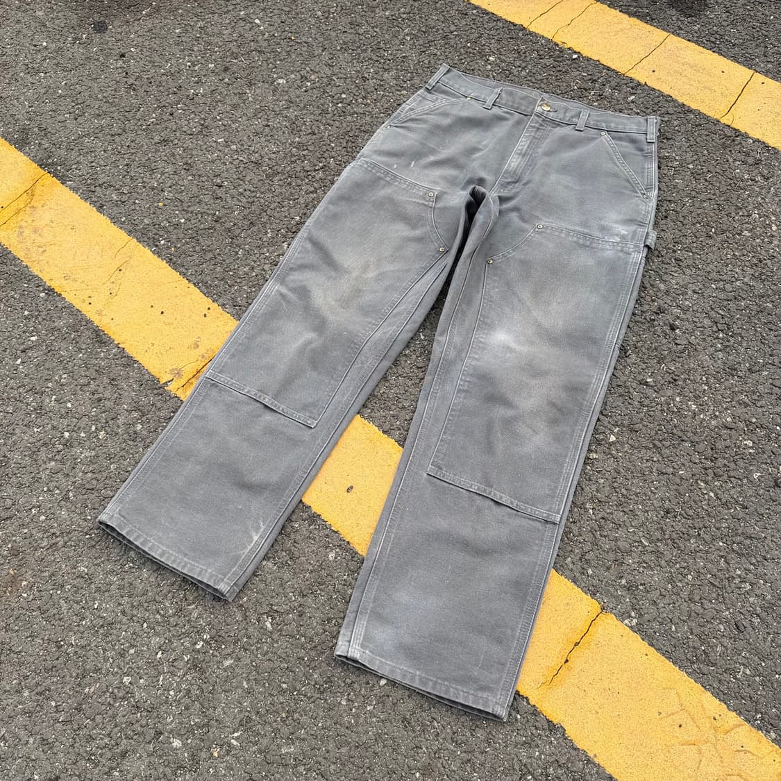 OG 빈티지 칼하트 B01 GVL 더블니 카펜터 팬츠 상품이미지3