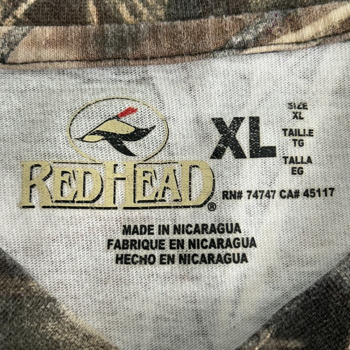 Red head 레드헤드 패턴 헨리넥 롱슬리브 상품이미지5