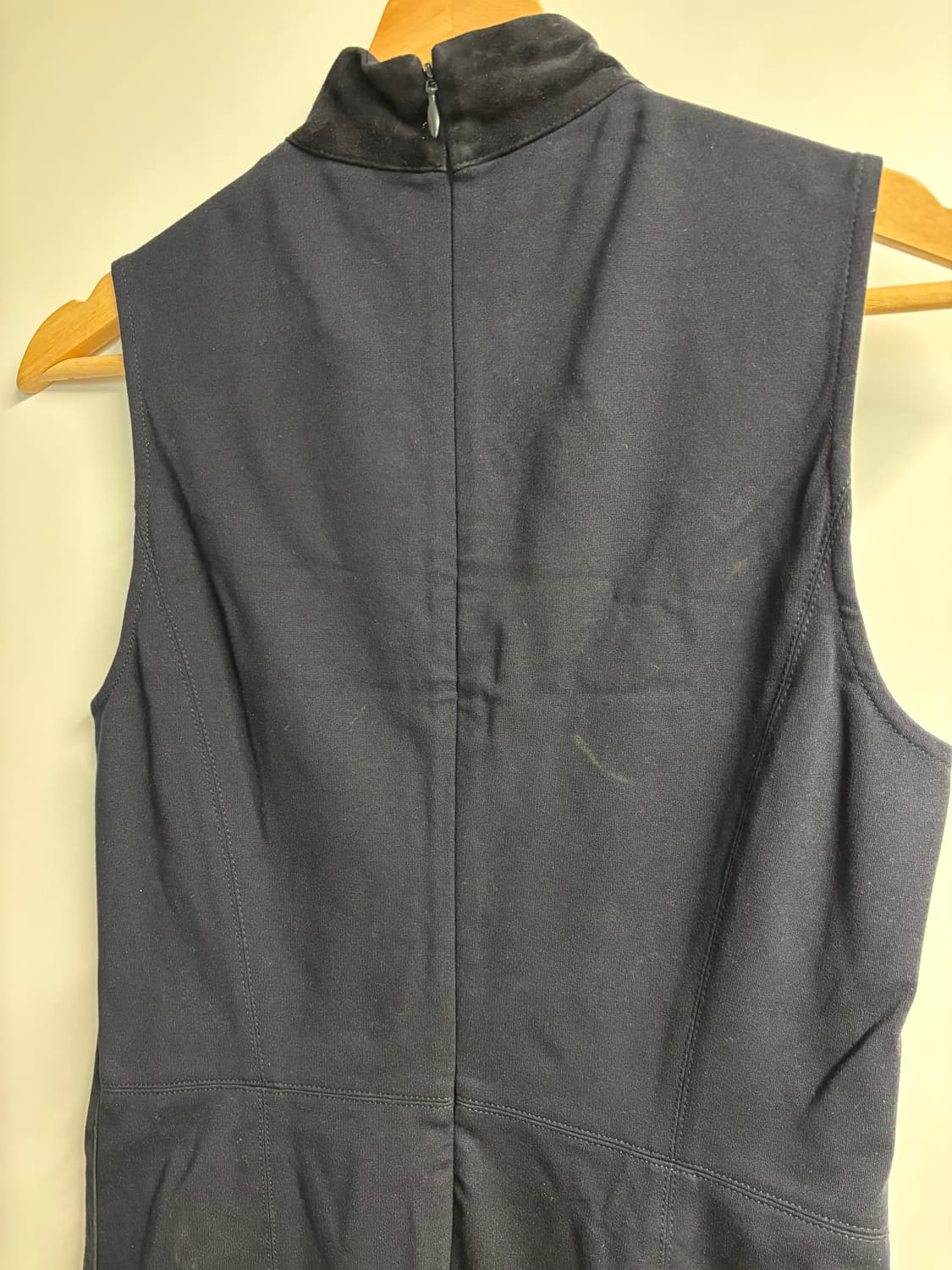 [2] 띠어리 스웨이드 원피스 딥네이비 상품이미지6