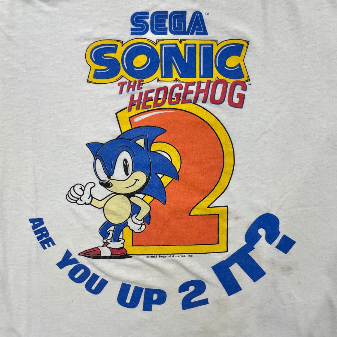 1992 소닉 티셔츠 XL 상품이미지3
