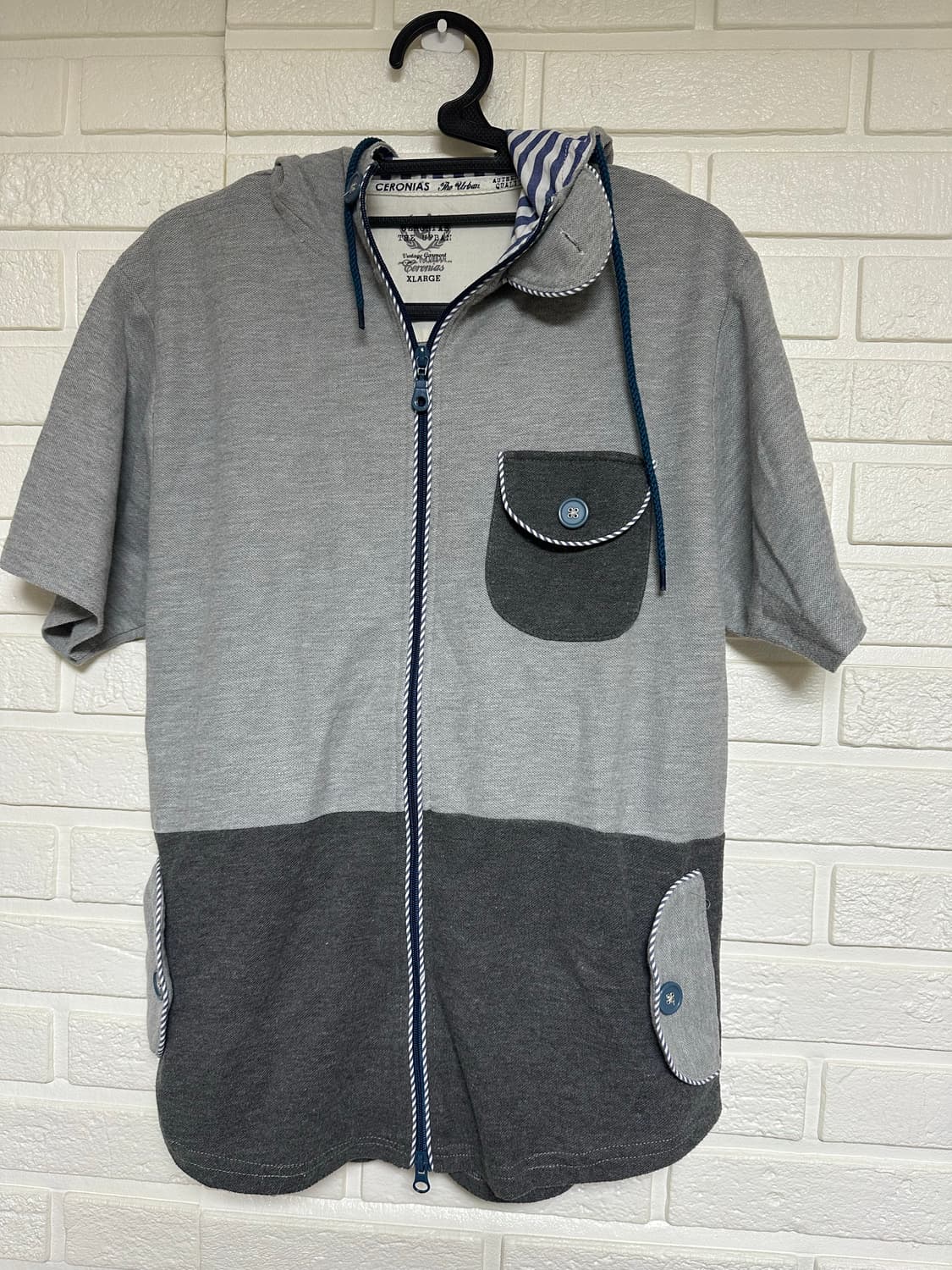 반팔 후드집업 상품이미지1