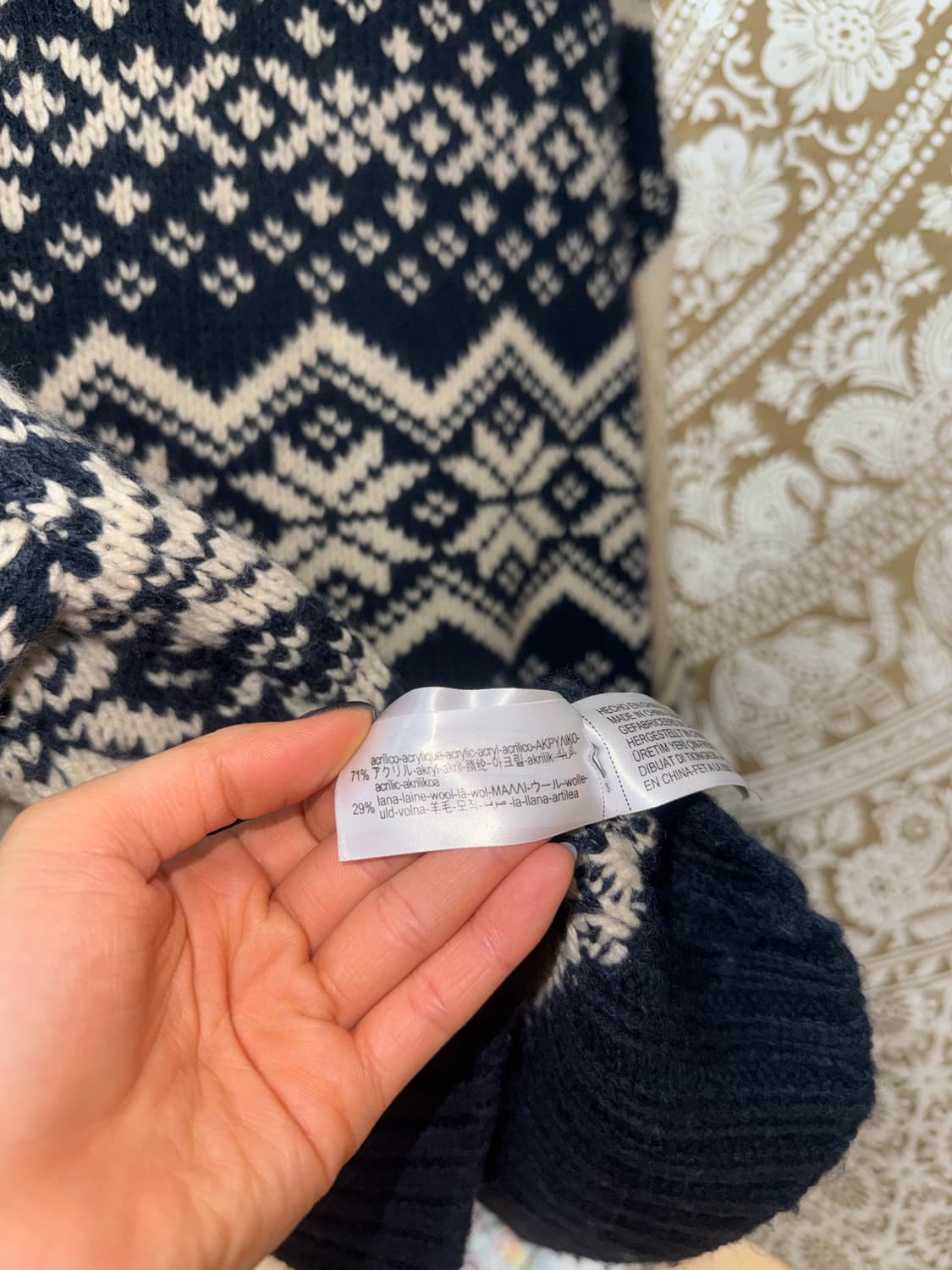 자라 여성 에스닉 절개 디테일 니트집업 자켓  상품이미지7