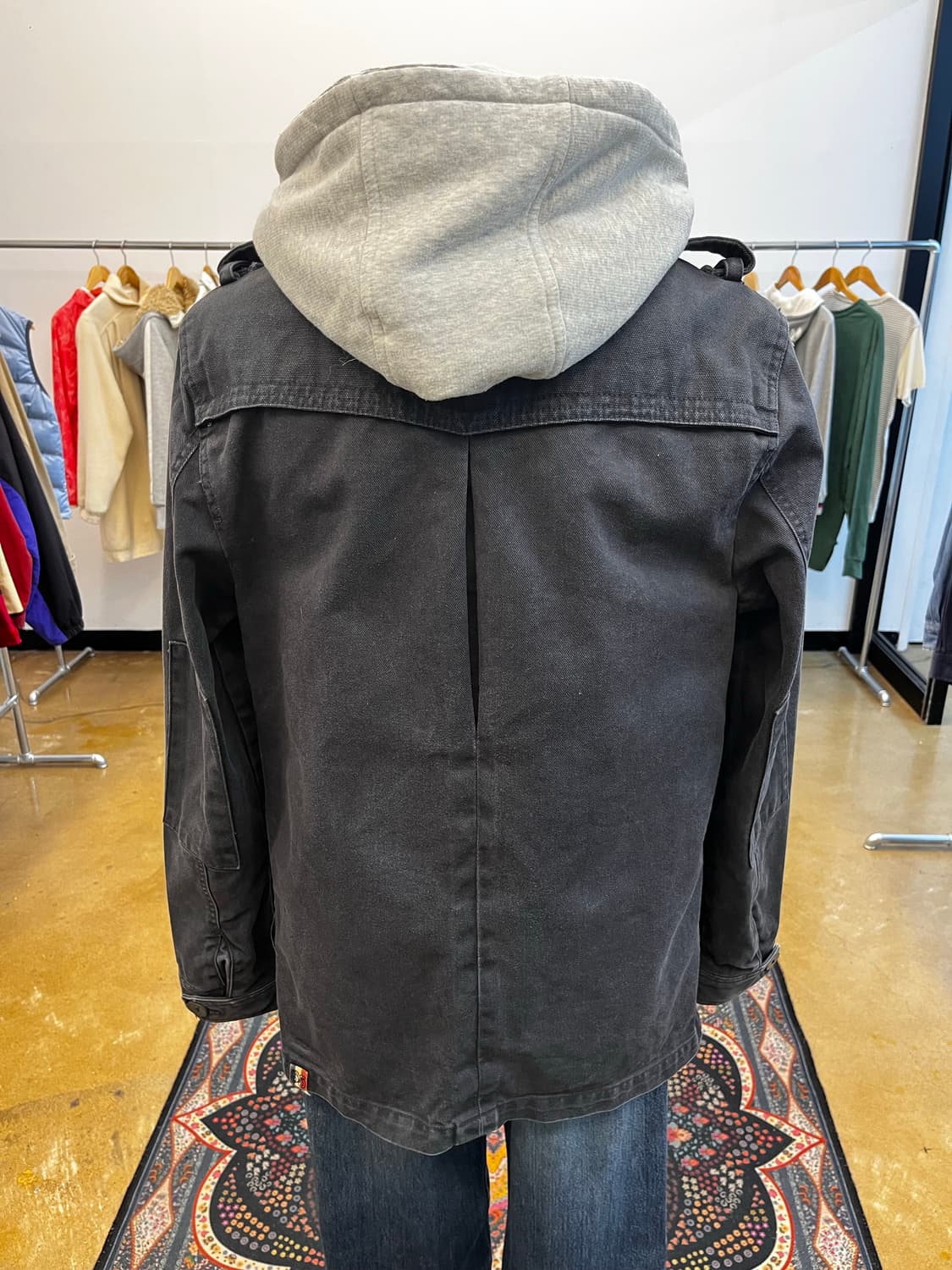 힐피거데님 헤비코튼 후드 사파리 자켓 상품이미지5