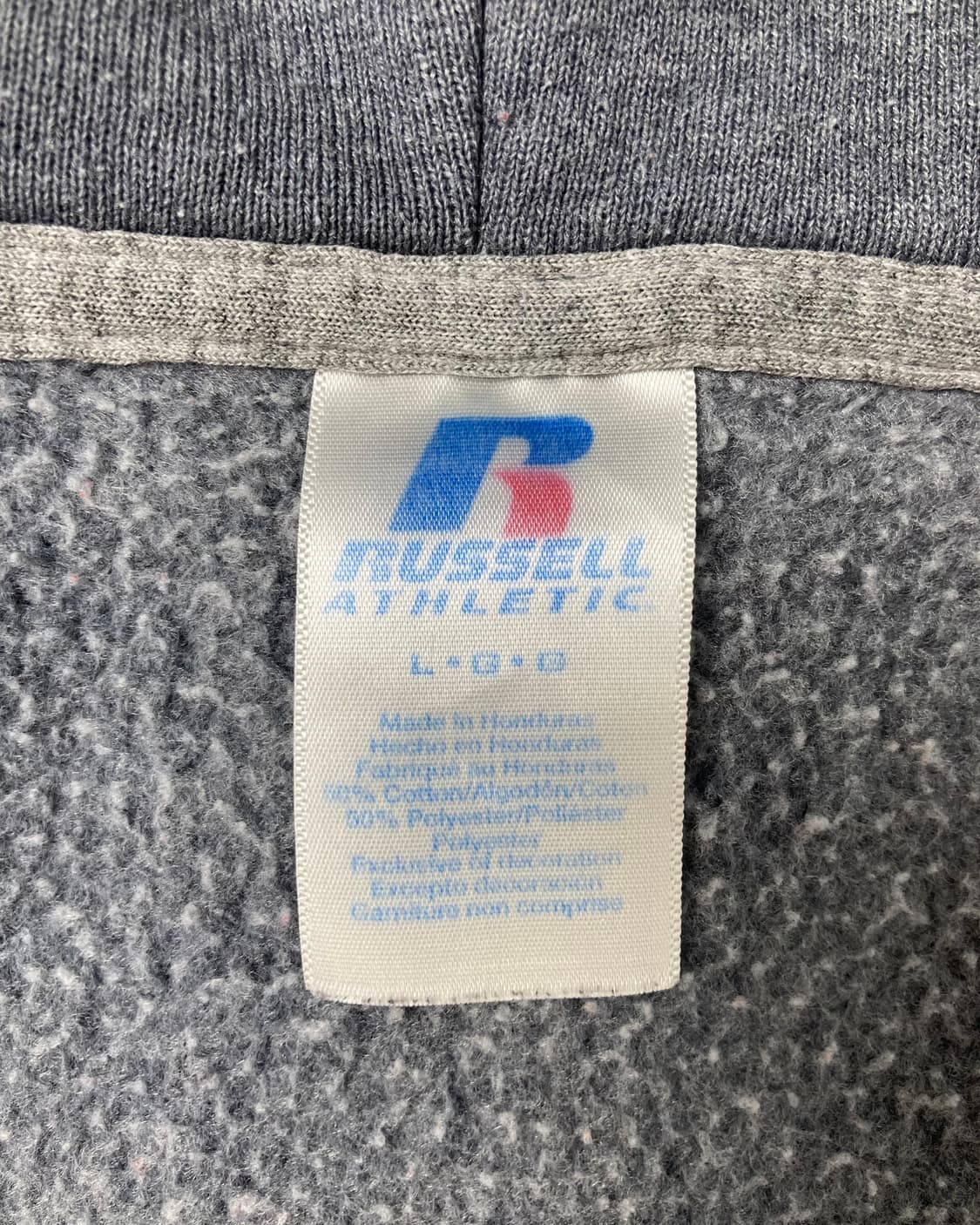 00s Russell Zip Up Hoodie (grey) 상품이미지3