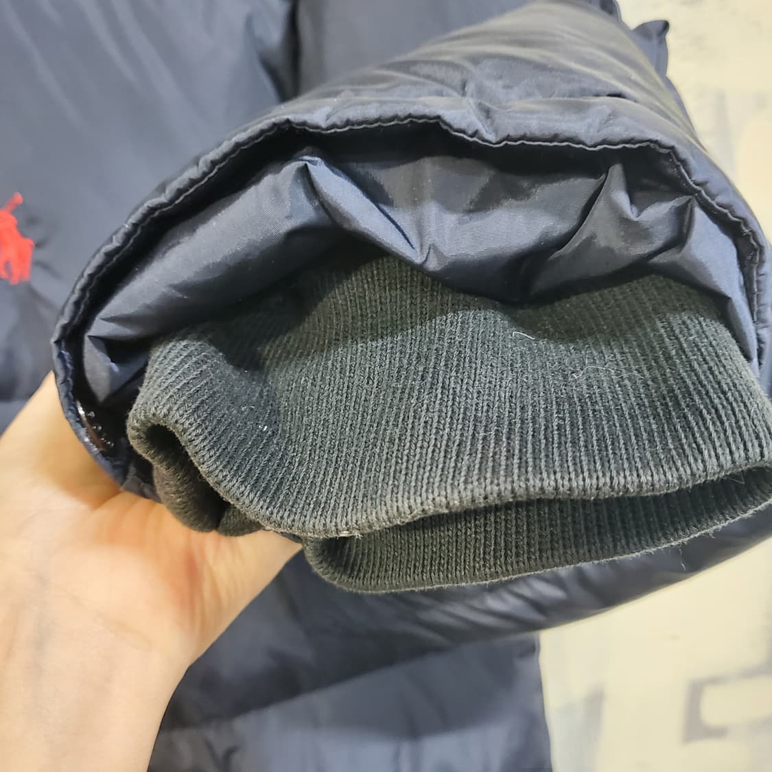 폴로랄프로렌 포니 패치 패딩 XL 상품이미지6