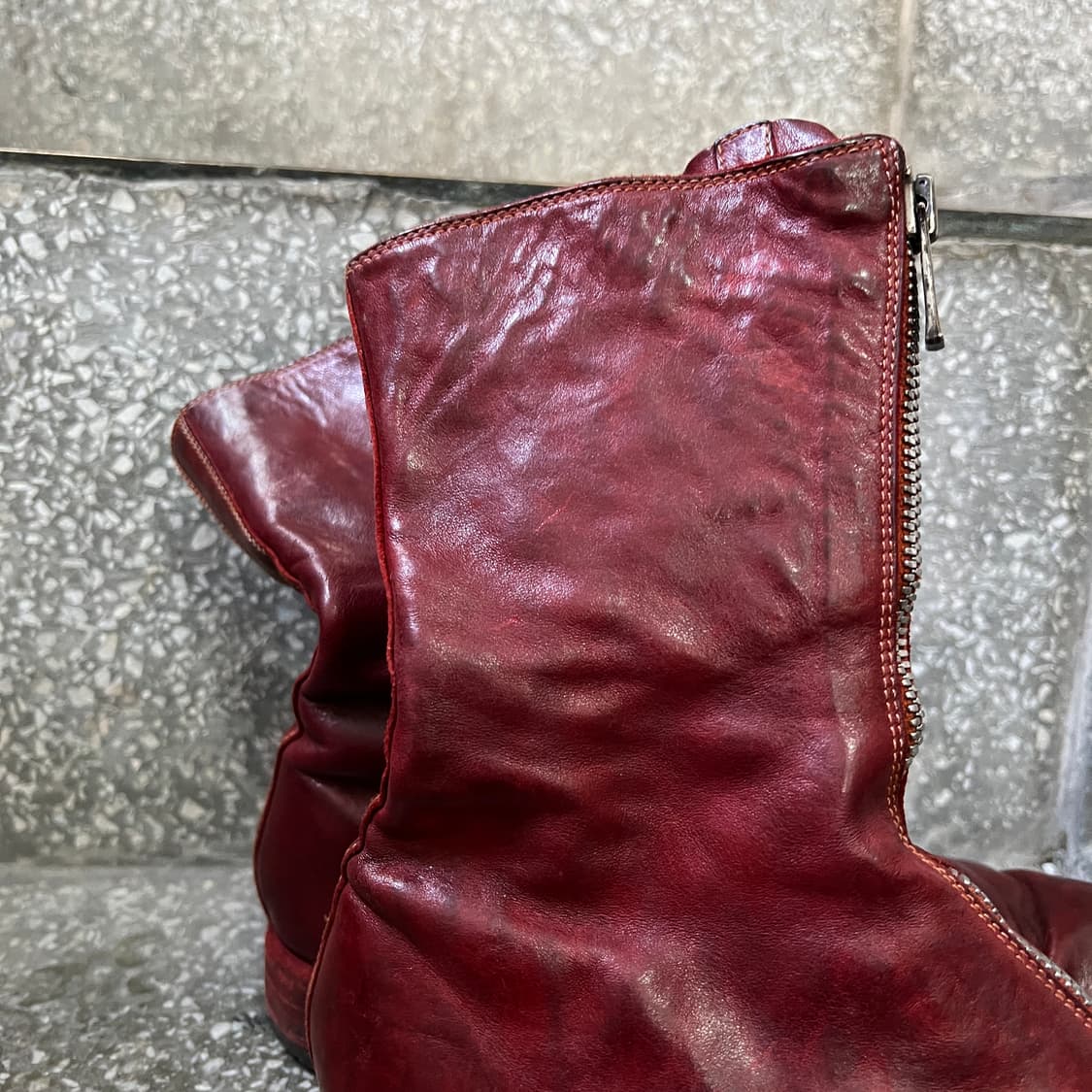 구이디 310 프론트 지퍼 부츠  상품이미지6