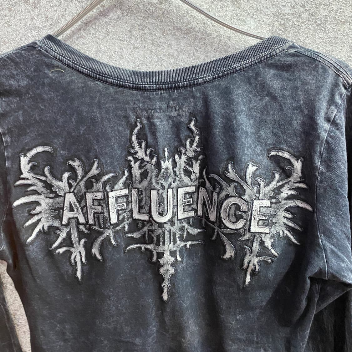 Affluence 빈티지 펑크 브이넥 슬리브리스B4781 상품이미지5