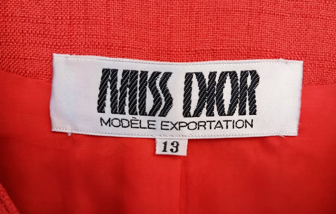 Dior  (80-90년대)일본제 프리미엄 오렌지 재킷  상품이미지4