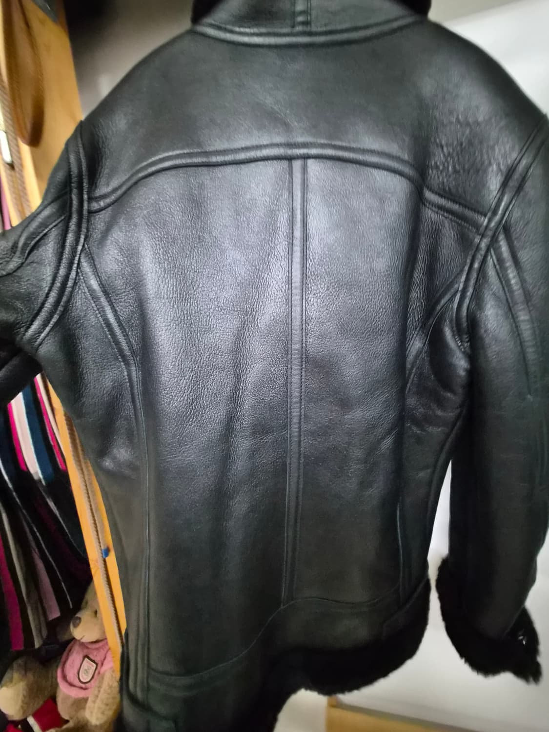 수입 리얼 무스탕 라이더 양털. 양가죽 상품이미지8