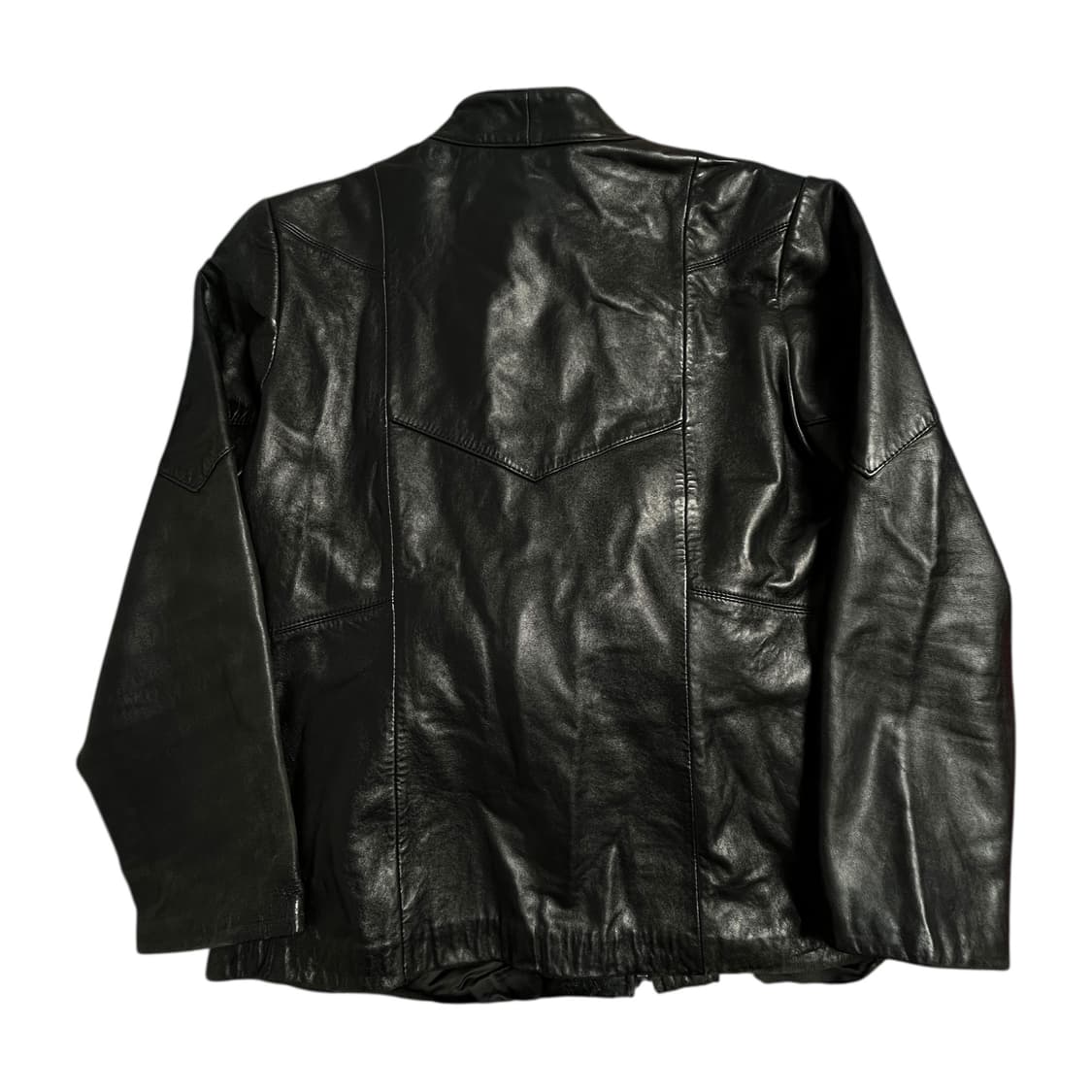 vtg 스탠드 카라 모토 자켓 상품이미지2