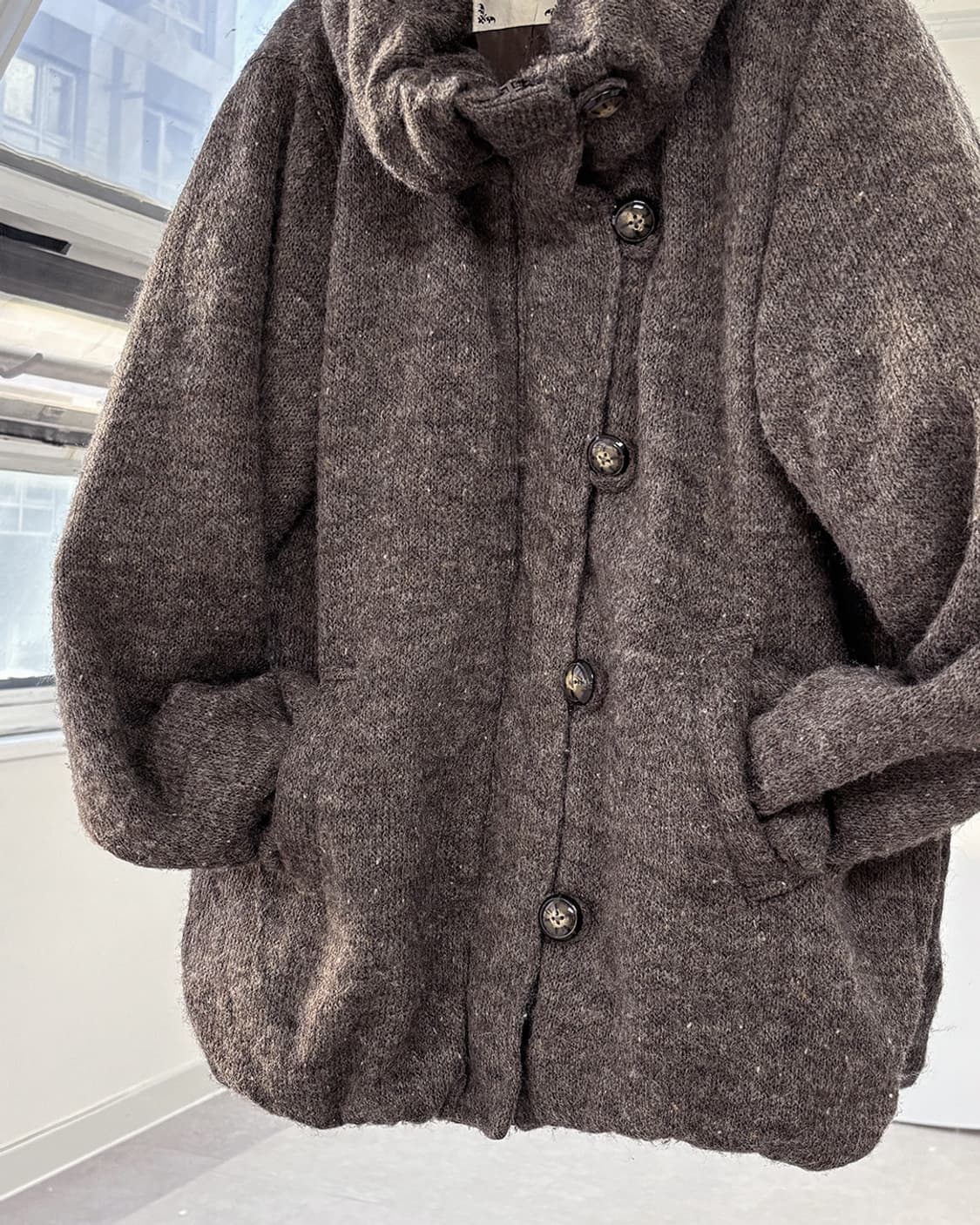 ehon vintage보카시 니트 하이넥 점퍼 상품이미지6