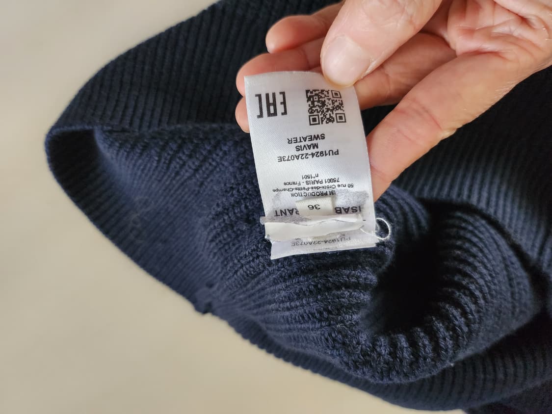 이자벨마랑 마비스 니트 스웨터 (네이비) 상품이미지7