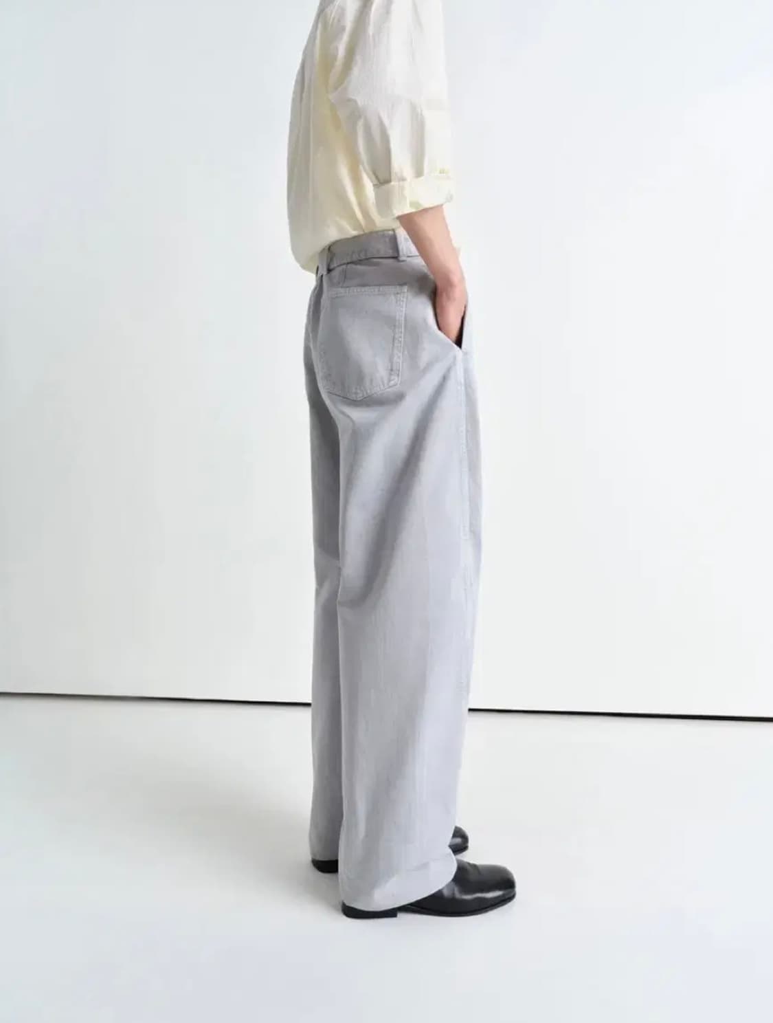 25SS 르메르 그레이 트위스트 벨트 데님 진 상품이미지2