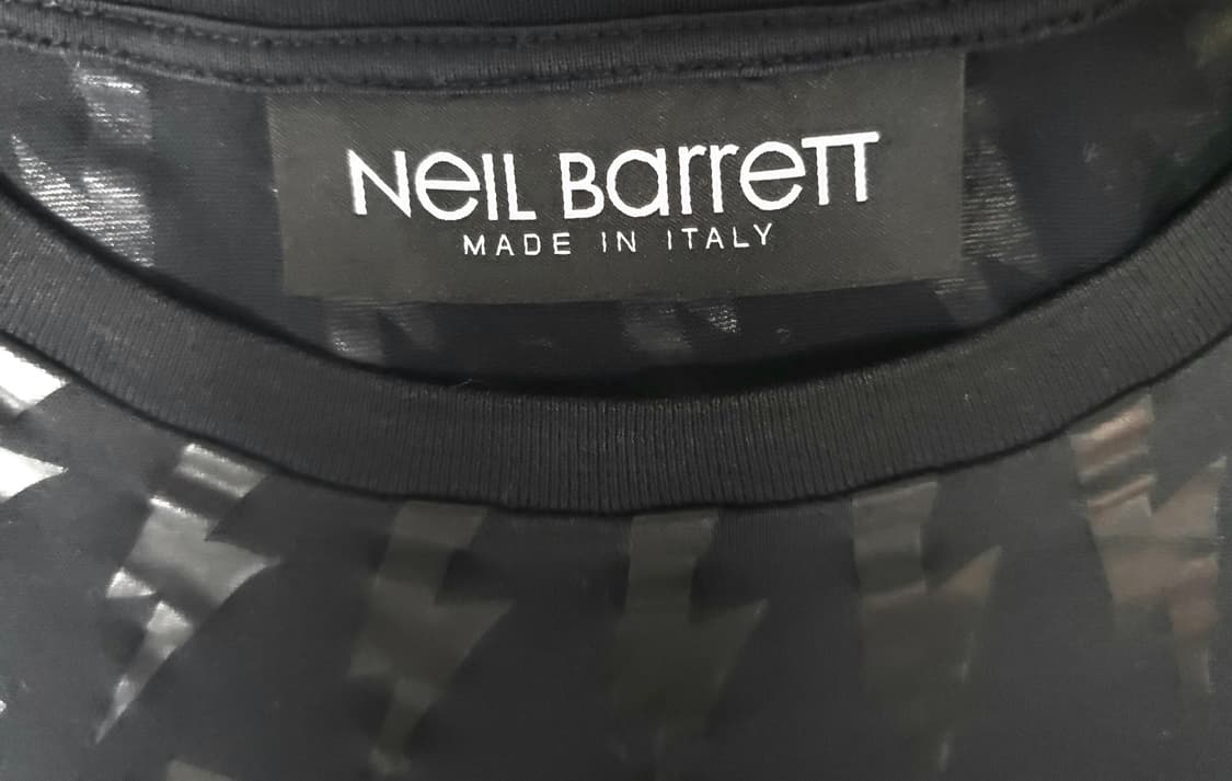 Neil Barrett 닐바렛 블랙 이태리 정품 반팔 티셔츠 남성 100 상품이미지7
