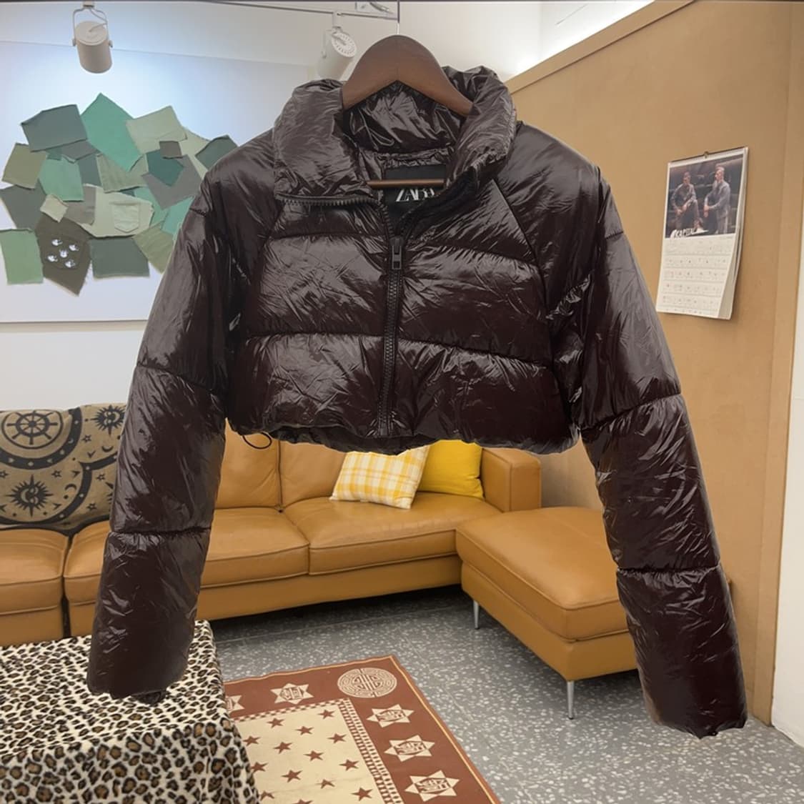 자라 락시크 스트릿힙 외힙감성 크롭 패딩 S C08812 상품이미지3