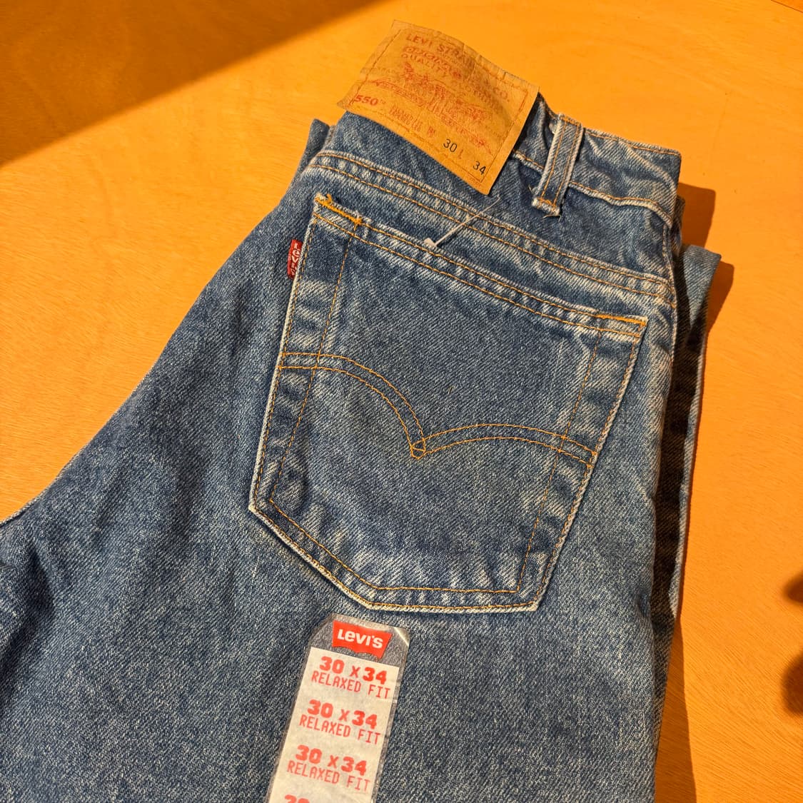 데드스탁)리바이스 90s USA 550 데님 팬츠 30 상품이미지9