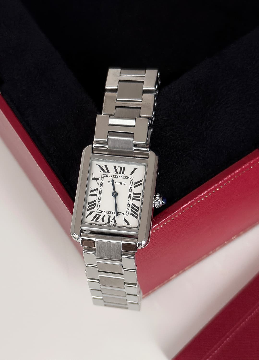 까르띠에 탱크 솔로 스틸 sm 사이즈 시계 상품이미지7