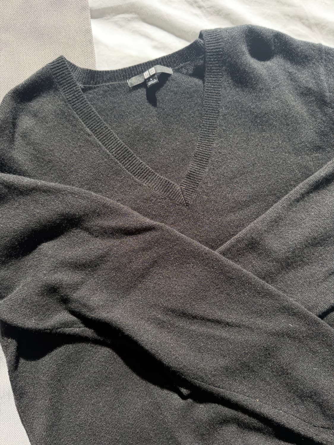 여성) 유니클로 캐시미어 V넥 니트 상품이미지3