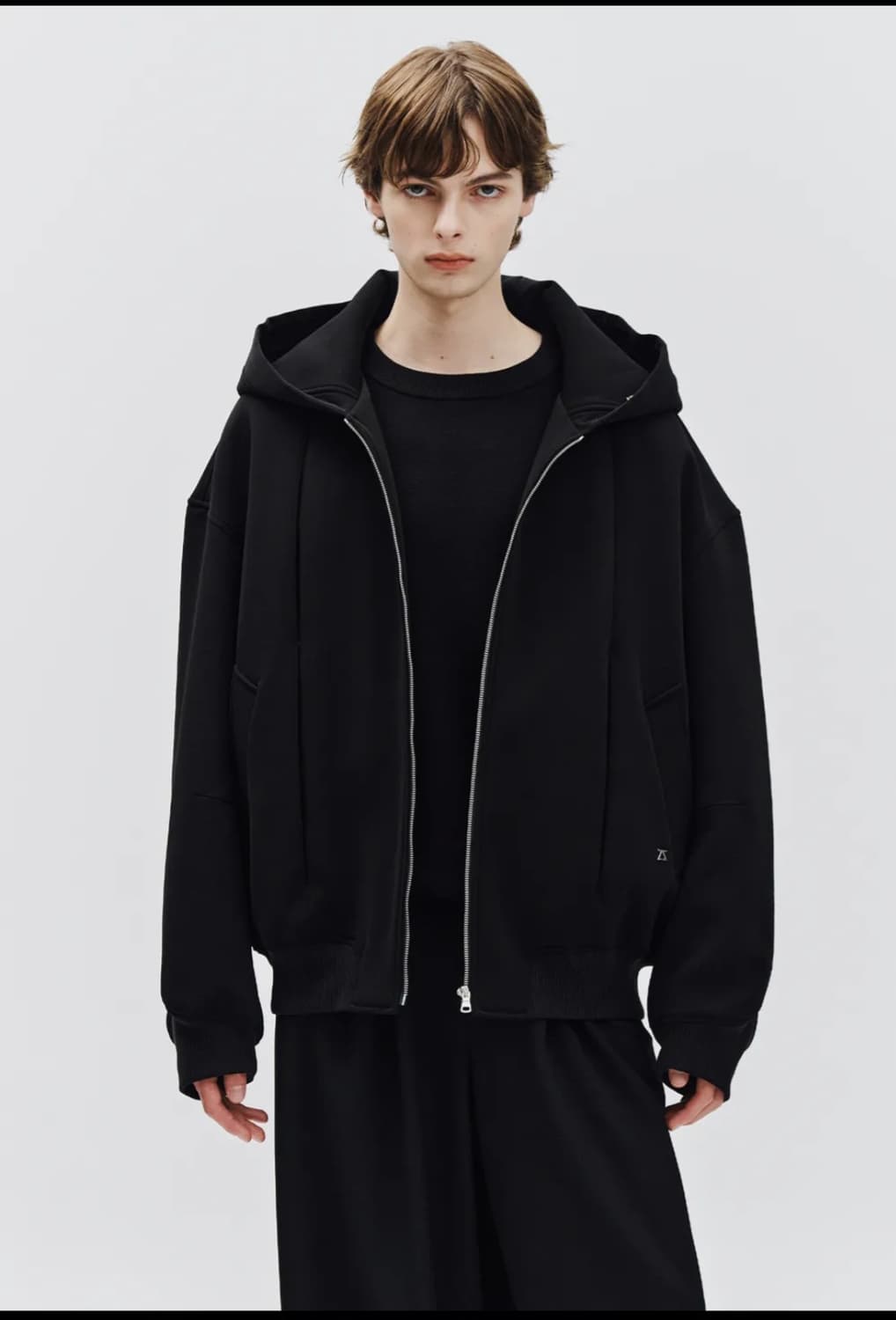 지오송지오 25FW 네오프렌 후드 집업 점퍼 100 상품이미지2