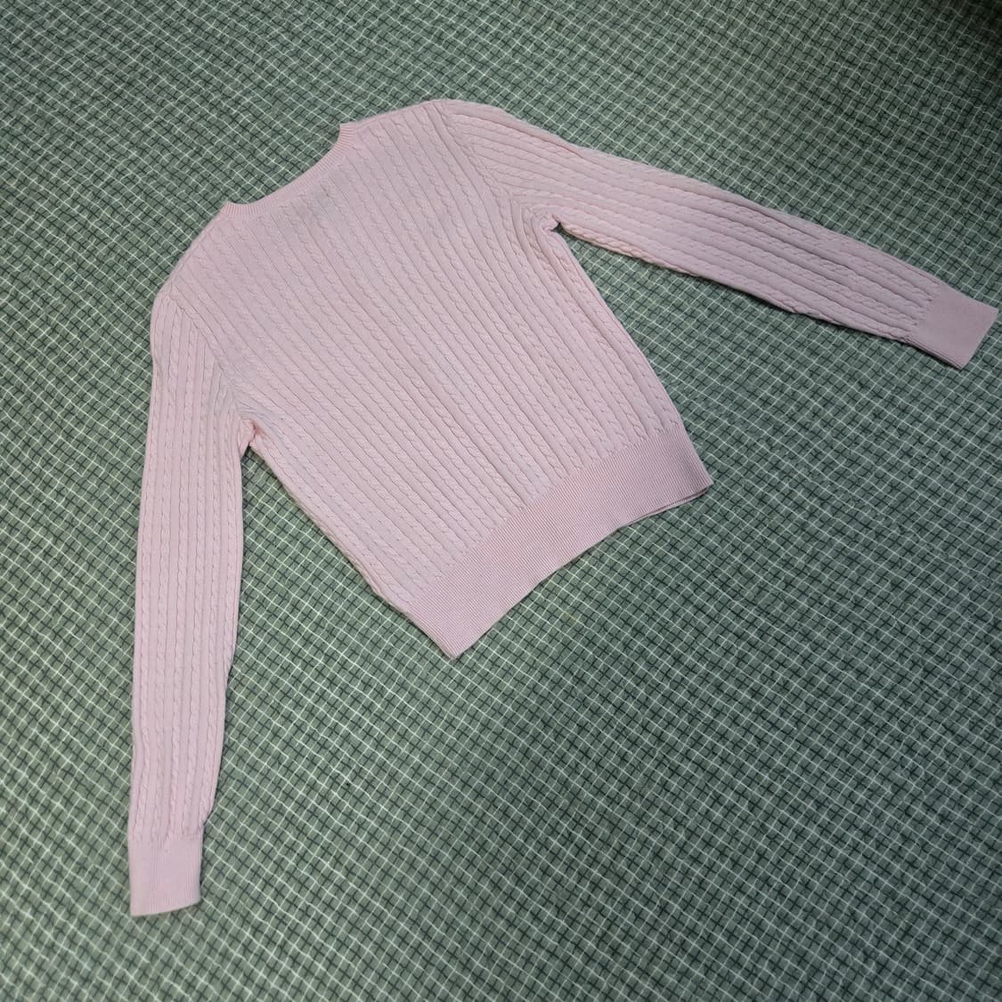 폴로 랄프로렌 핑크 케이블 가디건 상품이미지3