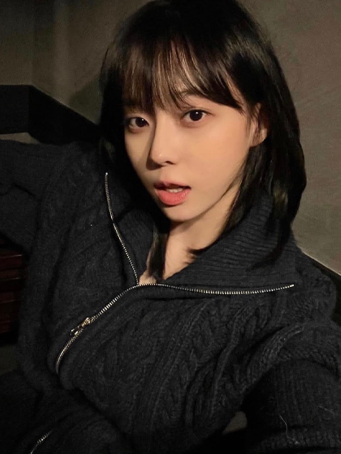 시티브리즈 울 케이블 니트 집업 가디건 네이비 (차정원, 윈터 착용)  상품이미지3